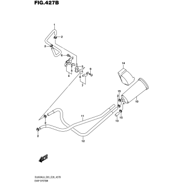 EVAP SYSTEM (DL650XAL6 E33)