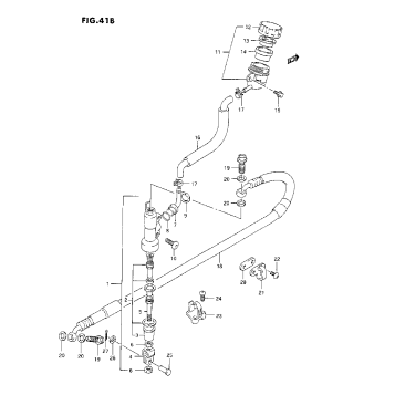 REAR MASTER CYLINDER (M/N/P/R)