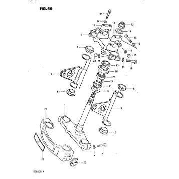 STEERING STEM (MODEL X)