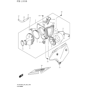 AIR CLEANER (DR-Z400SM)