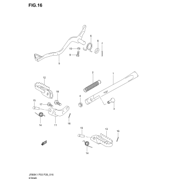STAND - BRAKE PEDAL