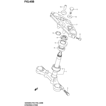 STEERING STEM (GS500FK4/K5/K6)