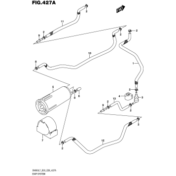 EVAP SYSTEM (SV650L7 E33)