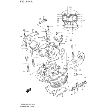 CYLINDER HEAD (FRONT)