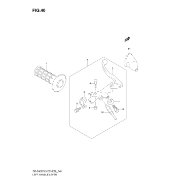 LEFT HANDLE LEVER