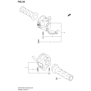HANDLE SWITCH (MODEL Y/K1/K2)