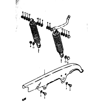 CHAIN CASE - SHOCK ABSORBER