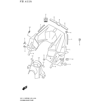 FUEL TANK FRONT COVER