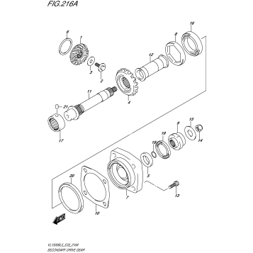 SECONDARY DRIVE GEAR