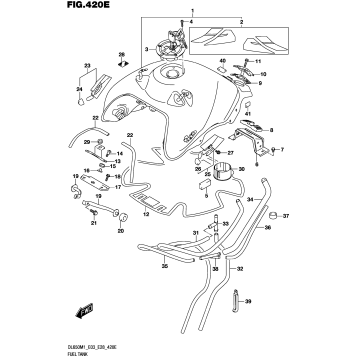 FUEL TANK (DL650XA:(E03,E28))