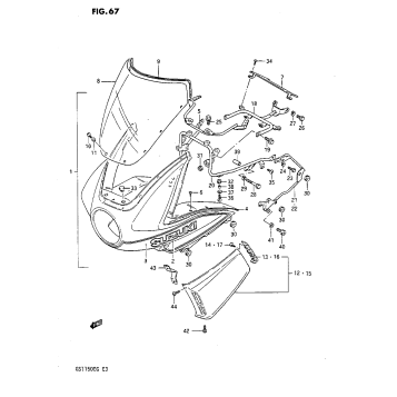 COWLING (GS1150ES3/ESE)