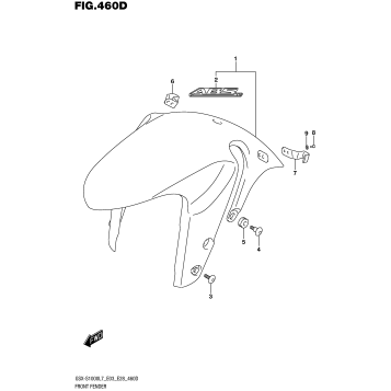 FRONT FENDER (GSX-S1000AL7 E33)