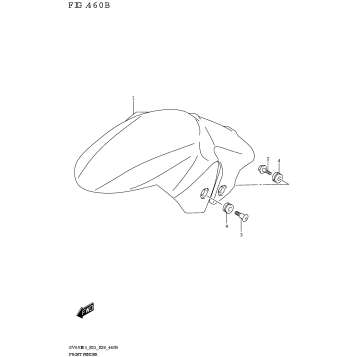 FRONT FENDER (SV650,SV650A:E03,E33)