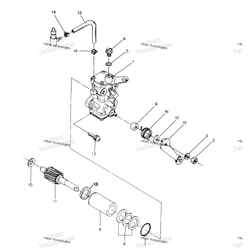 OIL PUMP ASSEMBLY 250 4X4