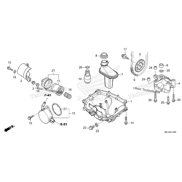 OIL PAN@OIL PUMP