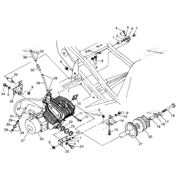ENGINE MOUNTING TRAIL BLAZER (4940124012A010)