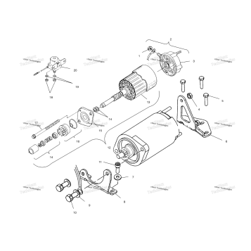 STARTING MOTOR /S02NE6ES