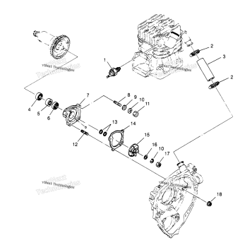 WATER PUMP 2X4 400L