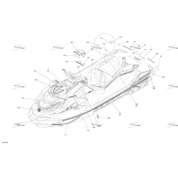 DECALS - RXT ENGINE 1500 HO ACE PACKAGE STD