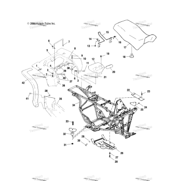 REAR CAB & SEAT A00CB32AA
