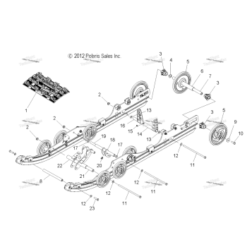 SUSPENSION, REAR, CDN, INTL S13PS5BSL/BEL