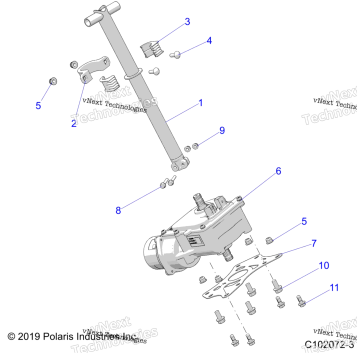 STEERING, STEERING POST ASM