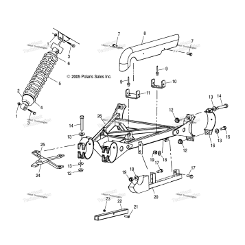SWING ARM, REAR