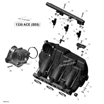 AIR INTAKE MANIFOLD AND THROTTLE BODY