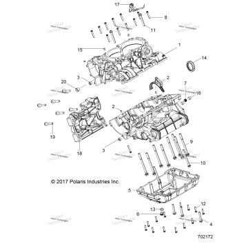 ENGINE, CRANKCASE