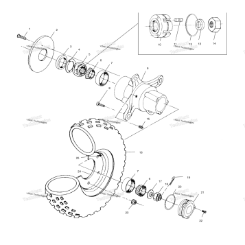 FRONT WHEEL A00CL50AA