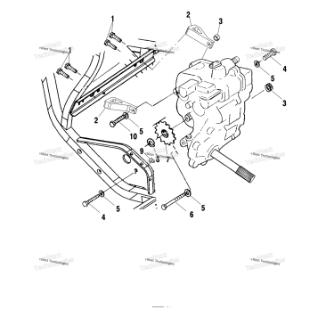 GEARCASE MOUNTING A02BG50AA/AC