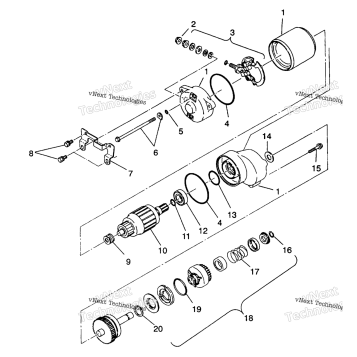 STARTING MOTOR 4X4 250