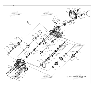 DRIVE TRAIN, MAIN GEARCASE