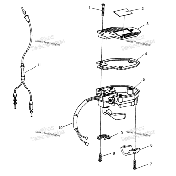 CONTROLS THROTTLE ASM./CABLE TRAIL BLAZER