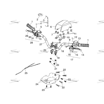 HANDLEBAR A02FA09CA/CB/CC
