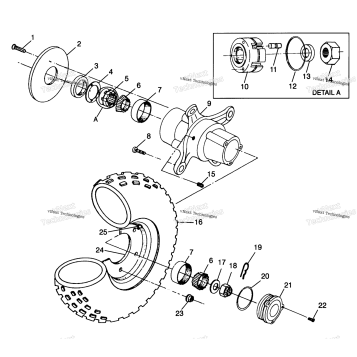FRONT WHEEL XPLORER 300
