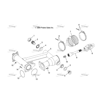 SWING ARM, REAR /AB/AC/AD