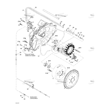 MAGNETO, OIL PUMP