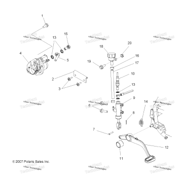 BRAKES, REAR BRAKE