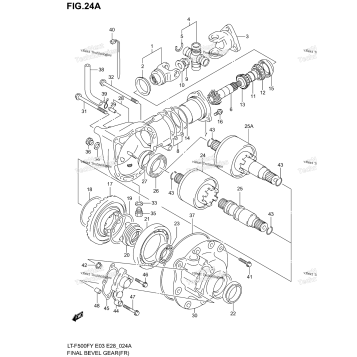 FINAL BEVEL GEAR (FRONT)(MODEL K1/K2)