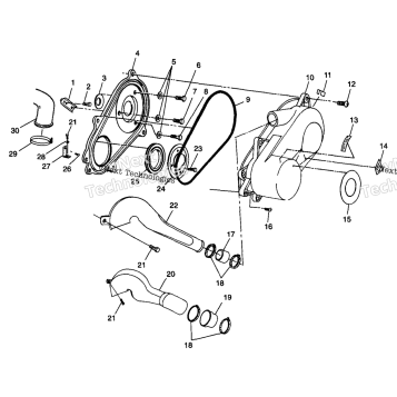 CLUTCH COVER S98CH50E (4950135013C006)