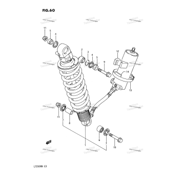 REAR SHOCK ABSORBER (MODEL H/J/K/L)