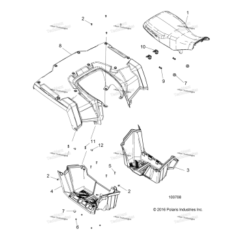 BODY, REAR CAB, SEAT & FOOTWELLS A17SES57C1/C2/C7/CL/E1/E2/E7/EL/SET57C1/C2/E1/E2