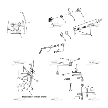 IGNITION & WIRE HRNESS 500 INDY 0982764(B) & EUROPEN 500 INDY E982 (4942104210B002)