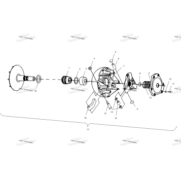 DRIVE CLUTCH A99CH50EB