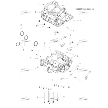 ENGINE, CRANKCASE