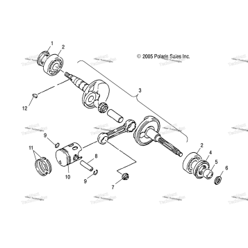 CRANKSHAFT A02EA09CA/CB/CC