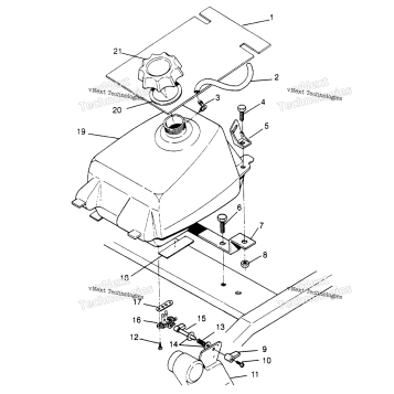 FUEL TANK ASSEMBLY SPORT 400L