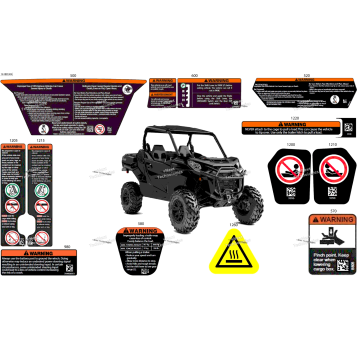 BODY - WARNING DECALS