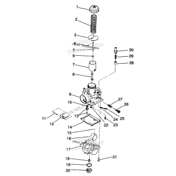 CARBURETOR 4X4 250